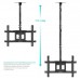 Кронштейн для телевизора Onkron N2L черный 32"-80" макс.68кг потолочный наклон