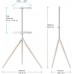 Подставка для телевизора Onkron TS1220 белый 32"-65" макс.35кг напольный
