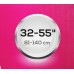 Кронштейн для телевизора Ultramounts UM832TW белый 32"-55" макс.35кг настенный наклон