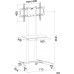Стойка для телевизора Cactus CS-ST04 черный 37"-70" макс.68кг напольный мобильный