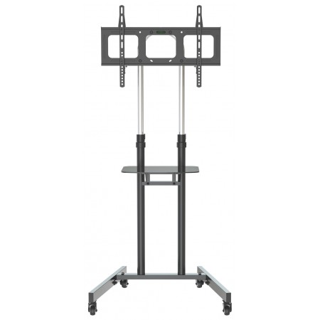 Стойка для телевизора Cactus CS-ST04H черный 37"-70" макс.45кг напольный мобильный