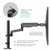 Кронштейн для мониторов Onkron G140 черный 13"-32" макс.16кг настольный поворот и наклон верт.перемещ.