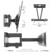 Кронштейн для телевизора Kromax PIXIS-L-2 черный 22"-65" макс.50кг настенный поворот и наклон