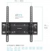 Кронштейн для телевизора Kromax PIXIS-L-2 черный 22"-65" макс.50кг настенный поворот и наклон