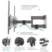 Кронштейн для телевизора Kromax PIXIS-XL-2 черный 40"-90" макс.50кг настенный поворот и наклон