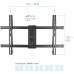 Кронштейн для телевизора Kromax GALACTIC-57 черный 32"-75" макс.60кг настенный поворотно-выдвижной и наклонный