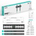 Кронштейн для телевизора Onkron FM2 черный 32"-65" макс.50кг настенный фиксированный
