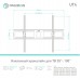 Кронштейн для телевизора Onkron UT4 черный 55"-100" макс.75кг настенный наклон