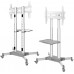 Стойка для телевизора Onkron TS1351 белый 32"-65" макс.50кг напольный мобильный