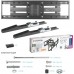 Кронштейн для телевизора Kromax OPTIMA-409 черный 32"-65" макс.45кг настенный поворотно-выдвижной и наклонный