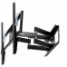 Кронштейн для телевизора Kromax OPTIMA-409 черный 32"-65" макс.45кг настенный поворотно-выдвижной и наклонный