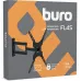 Кронштейн для телевизора Buro FL4S черный 20"-65" макс.25кг настенный поворотно-выдвижной и наклонный