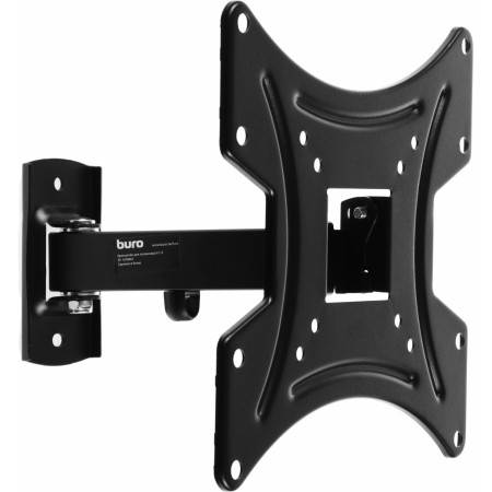Кронштейн для телевизора Buro FL1S черный 20"-48" макс.15кг настенный поворот и наклон