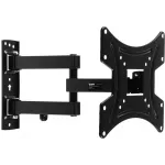 Кронштейн для телевизора Buro FL3S черный 20"-48" макс.15кг настенный поворотно-выдвижной и наклонный