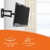 Кронштейн для телевизора SunWind 3FS черный 15"-29" макс.12кг настенный поворотно-выдвижной и наклонный