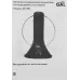 Антенна телевизионная Gal AR-460 25дБ активная черный каб.:1.5м