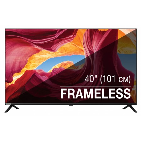 Телевизор LED Hyundai 40" H-LED40BT4100 Frameless черный FULL HD 60Hz DVB-T2 DVB-C DVB-S2