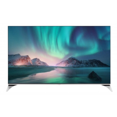 Телевизор QLED Hyundai 50" H-LED50QBU7500 Android TV Frameless черный 4K Ultra HD 60Hz DVB-T DVB-T2 DVB-C DVB-S DVB-S2 USB WiFi Smart TV
