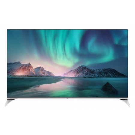 Телевизор QLED Hyundai 55" H-LED55QBU7500 Android TV Frameless черный 4K Ultra HD 60Hz DVB-T DVB-T2 DVB-C DVB-S DVB-S2 USB WiFi Smart TV