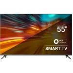 Телевизор LED SunWind 55" SUN-LED55XU401 Яндекс.ТВ Frameless черный 4K Ultra HD 60Hz DVB-T DVB-T2 DVB-C DVB-S DVB-S2 USB WiFi Smart TV