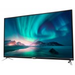 Телевизор LED Hyundai 43" H-LED43BU7008 Android TV Slim Design черный 4K Ultra HD 60Hz DVB-T DVB-T2 DVB-C DVB-S DVB-S2 USB WiFi Smart TV