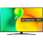 Телевизор LED LG 55" 55NANO766QA.ARUB синяя сажа 4K Ultra HD 60Hz DVB-T DVB-T2 DVB-C DVB-S DVB-S2 USB WiFi Smart TV