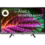 Телевизор LED Hyundai 24" H-LED24BS5000 Яндекс.ТВ черный HD 60Hz DVB-T DVB-T2 DVB-C DVB-S DVB-S2 WiFi Smart TV
