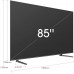 Телевизор LED Hisense 85" 85A6BG 6 черный 4K Ultra HD 60Hz DVB-T DVB-T2 DVB-C DVB-S DVB-S2 WiFi Smart TV
