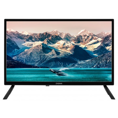 Телевизор LED Digma 24" DM-LED24MBB21 черный HD 60Hz DVB-T DVB-T2 DVB-C DVB-S DVB-S2 USB