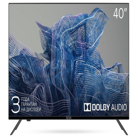 Телевизор LED Kivi 40" 40F550NB черный FULL HD 60Hz DVB-T2 DVB-C