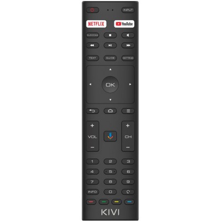 Телевизор LED Kivi 43" 43U740NB черный 4K Ultra HD 60Hz DVB-T2 DVB-C WiFi Smart TV
