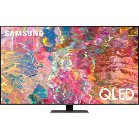 Телевизор QLED Samsung 75" QE75Q80BAUXCE Series 8 серебристый 4K Ultra HD 120Hz DVB-T2 DVB-C DVB-S2 USB WiFi Smart TV (RUS)