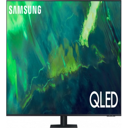Телевизор QLED Samsung 55" QE55Q70BAUXCE Q темно-серый 4K Ultra HD 120Hz DVB-T2 DVB-C DVB-S2 WiFi Smart TV (RUS)