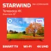 Телевизор LED Starwind 55" SW-LED55UG403 Яндекс.ТВ Frameless черный 4K Ultra HD 60Hz DVB-T DVB-T2 DVB-C DVB-S DVB-S2 USB WiFi Smart TV