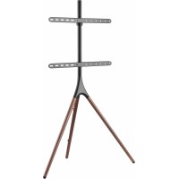 Подставка для телевизора Cactus CS-ST1246BKWN черный/орех 45"-65" макс.32кг напольный