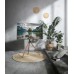 Подставка для телевизора Cactus CS-ST1246BKWN черный/орех 45"-65" макс.32кг напольный