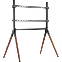 Подставка для телевизора Cactus CS-ST1247BKWN черный/орех 49"-70" макс.40кг напольный