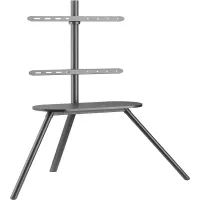 Подставка для телевизора Cactus CS-ST2844GY темно-серый 43"-65" макс.40кг напольный