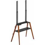 Подставка для телевизора Cactus CS-ST3645BKWN черный/орех 43"-65" макс.40кг напольный