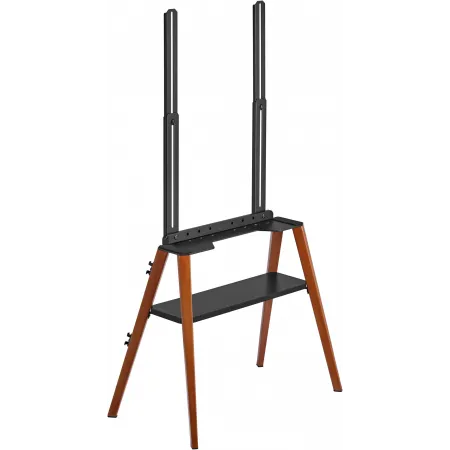 Подставка для телевизора Cactus CS-ST3645BKWN черный/орех 43"-65" макс.40кг напольный