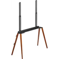 Подставка для телевизора Cactus CS-ST3646BKWN черный/орех 49"-75" макс.40кг напольный