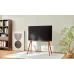 Подставка для телевизора Cactus CS-ST3646BKWN черный/орех 49"-75" макс.40кг напольный