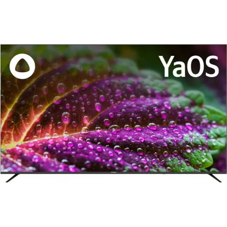 Телевизор LED Hyundai 75" H-LED75BU7005 Яндекс.ТВ Frameless черный 4K Ultra HD 60Hz DVB-T DVB-T2 DVB-C DVB-S DVB-S2 USB WiFi Smart TV