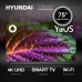 Телевизор LED Hyundai 75" H-LED75BU7005 Яндекс.ТВ Frameless черный 4K Ultra HD 60Hz DVB-T DVB-T2 DVB-C DVB-S DVB-S2 USB WiFi Smart TV