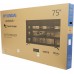 Телевизор LED Hyundai 75" H-LED75BU7006 Android TV Frameless черный 4K Ultra HD 60Hz DVB-T DVB-T2 DVB-C DVB-S DVB-S2 USB WiFi Smart TV