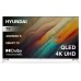 Телевизор QLED Hyundai 75" H-LED75QBU7500 Android TV Frameless черный/серебристый 4K Ultra HD 60Hz DVB-T DVB-T2 DVB-C DVB-S DVB-S2 USB WiFi Smart TV