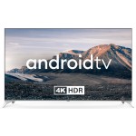 Телевизор QLED Hyundai 75" H-LED75QBU7500 Android TV Frameless черный/серебристый 4K Ultra HD 60Hz DVB-T DVB-T2 DVB-C DVB-S DVB-S2 USB WiFi Smart TV