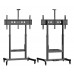 Стойка для телевизора Onkron TS1991 черный 50"-100" макс.120кг напольный наклон