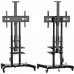 Подставка для телевизора Onkron TS1881 Elift черный 50"-86" макс.90кг напольный наклон