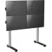 Стойка для телевизора Cactus CS-FS-TV4-PRO черный 32"-70" макс.50кг напольный мобильный